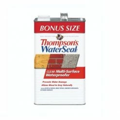 Thompson's Thompsons WaterSeal Clear Multi Surface Waterproofer Gallon Low VOC TH.024111-03 - Wood Preserves