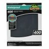Gator Ali Industries 9 Inch x 11 Inch 400 Grit Super Fine Waterproof Sandpaper 5 Pack - 4472