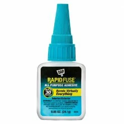 DAP RapidFuse All-Purpose Adhesive - Clear, 0.85 oz. - 7079800155 - Paint, Primer & Stain