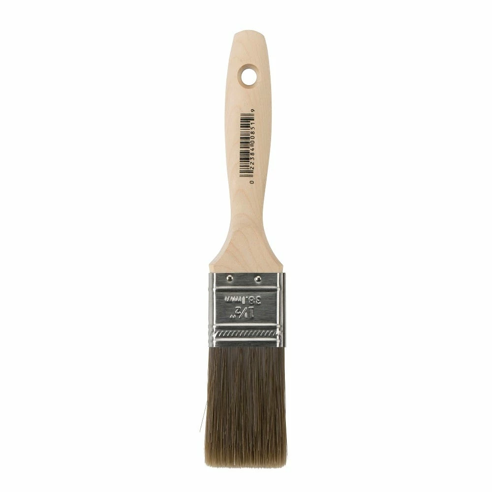 Shur-Line Paint Brush Flat Varnish Solid Poly 1.5 Inch - 70003FV15 - Brushes