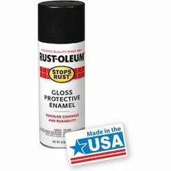 Rust-Oleum Stops-Rust Protective Enamel Spray Gloss Black - 254146 - Spray Paint -Painting Sales Shop ea3ef63079324c0d48440299c256993831719973 rustoleum gloss enamel made in usa