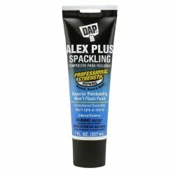DAP Alex Plus Spackling - White, 7 oz. - 7079818744 - Caulks Sealants