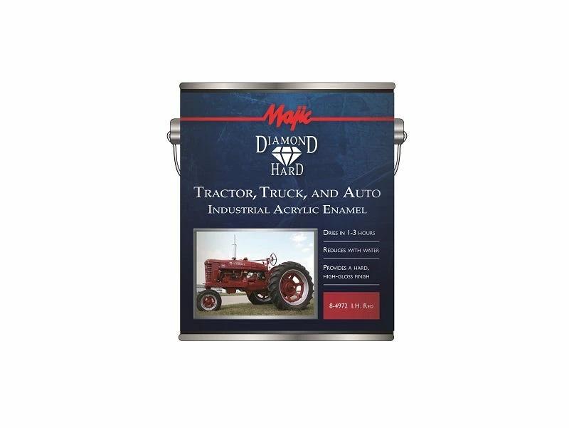 Majic Diamond Hard Tractor Truck and Auto Acrylic Enamel IH Red Gallon - 8-4972-1 - Auto & Equipment Paint 1 Majic Diamond Hard Tractor Truck and Auto Acrylic Enamel IH Red Gallon - 8-4972-1 - Auto & Equipment Paint