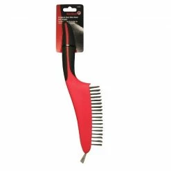 Red Devil 13" Stainless Steel Wire Brush W/ Scraper - 4164 - Caulk & Sealants