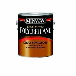 Minwax Clear Semi Gloss Fast Drying Polyurethane - 71029 - Paint, Primer & Stain