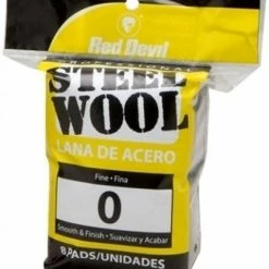 Red Devil Steel Wool 8 Pad Poly Pack -323