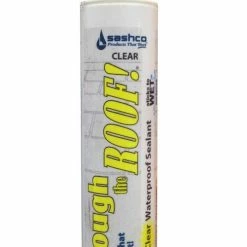 Sashco Through the Roof Clear Waterproof Sealant - SA14010 - Caulks Sealants